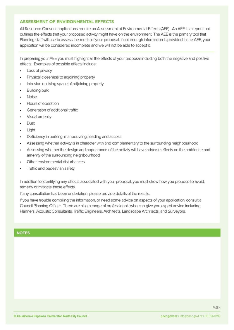Large thumbnail of Resource Consent Application Form - Jul 2021