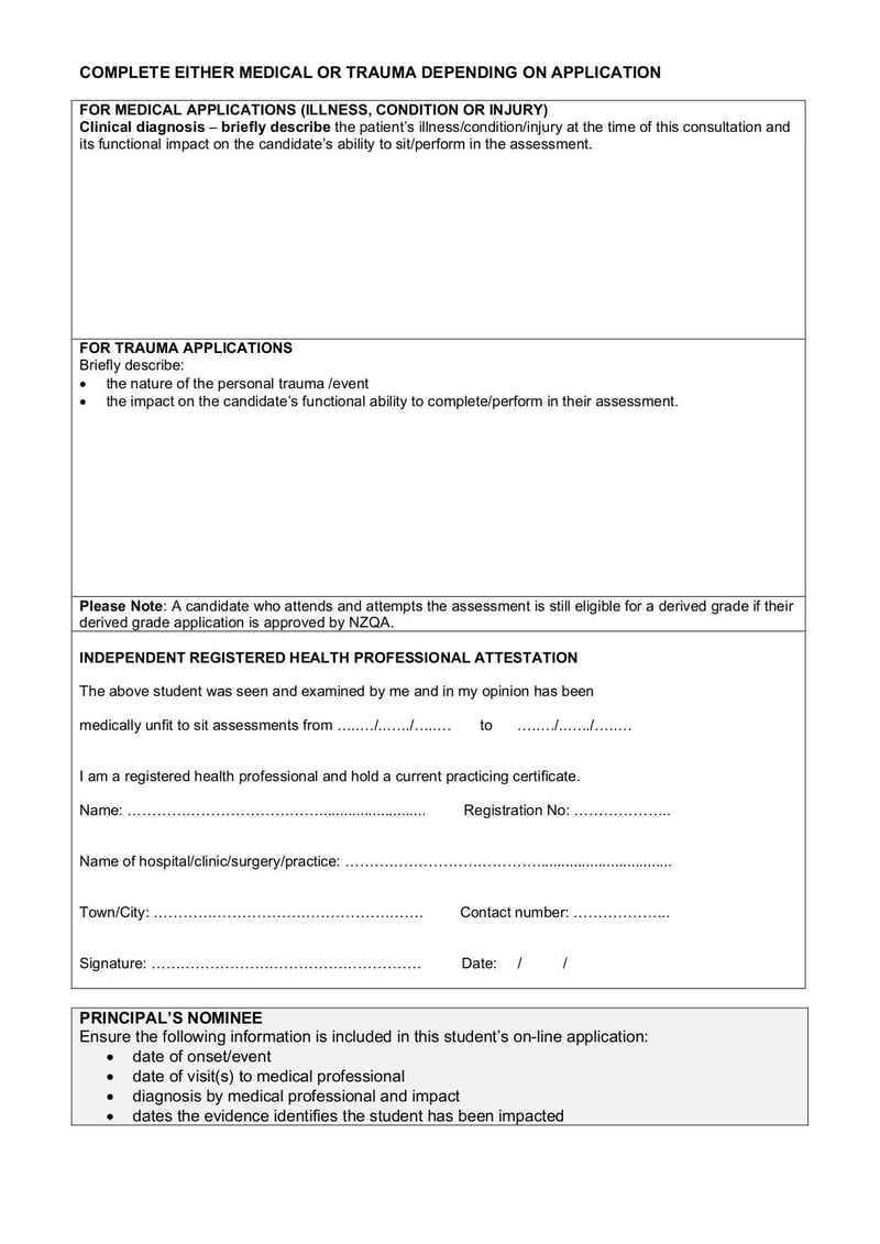 Large thumbnail of Application for a Derived Grade - Apr 2022