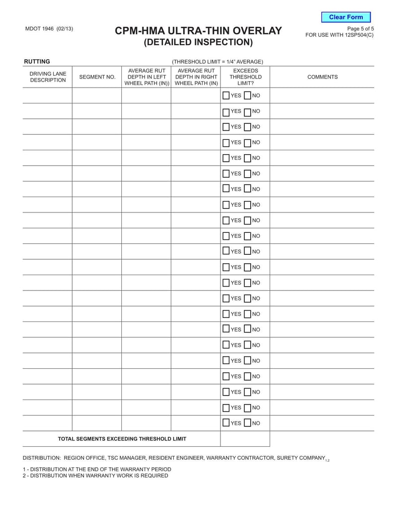 Large thumbnail of MDOT Form 1946