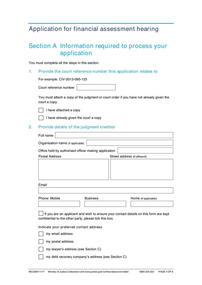 Large thumbnail of Application for Financial Assessment Hearing - Oct 2021