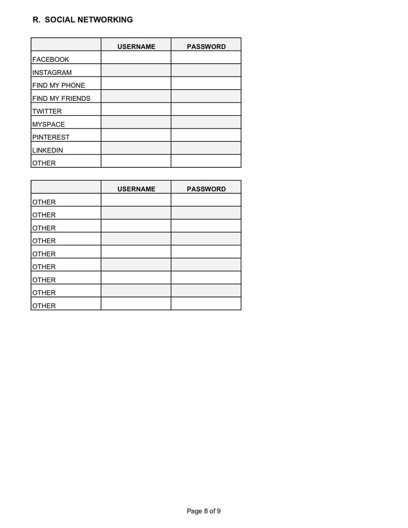 Large thumbnail of Lost Person Questionnaire - Nov 2014