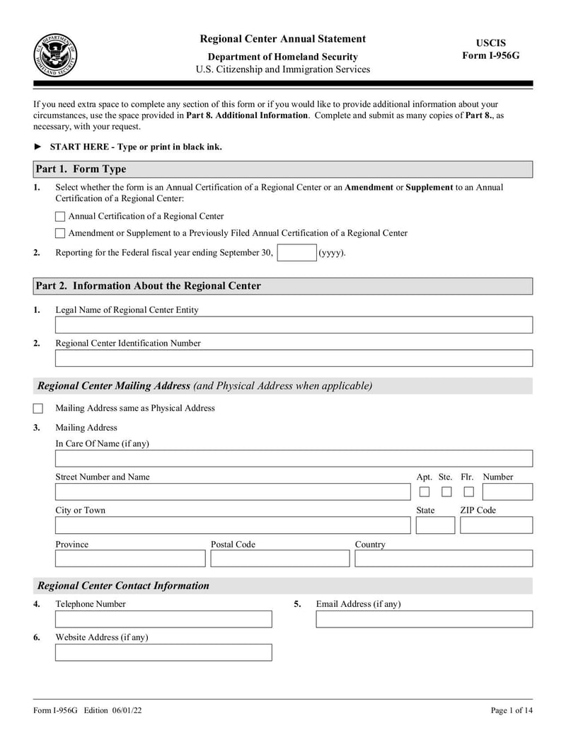 Large thumbnail of Form I-956G - Mar 2023