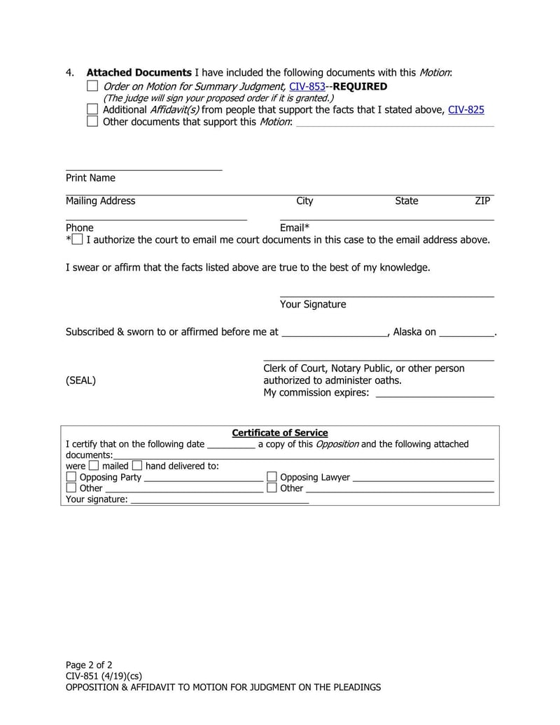 Large thumbnail of Form CIV-851