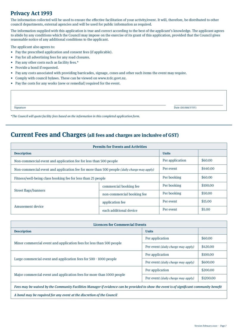 Large thumbnail of Application for Events and Activities Permit V3 - Feb 2020
