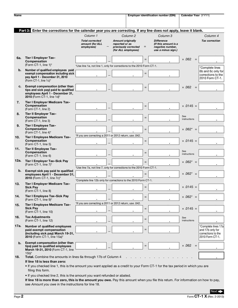 Large thumbnail of Form CT-1 X - Feb 2012