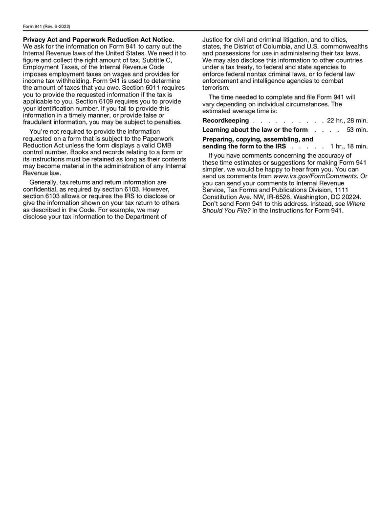Large thumbnail of Form 941 - Mar 2023