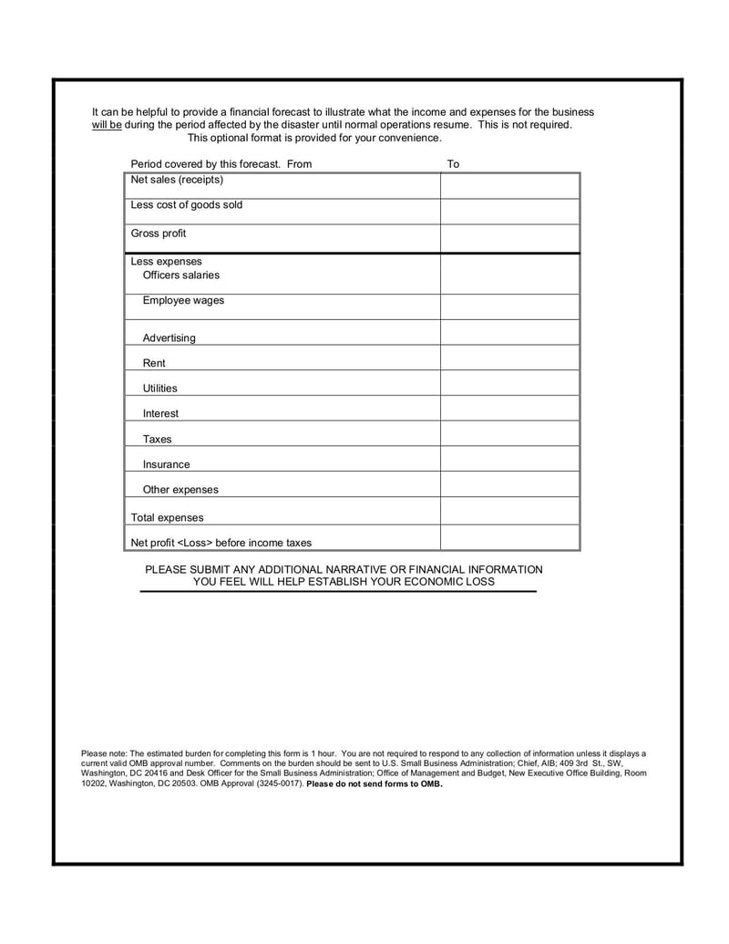Large thumbnail of SBA Servicing Form DA All Loanapp 5.0 - Mar 2015