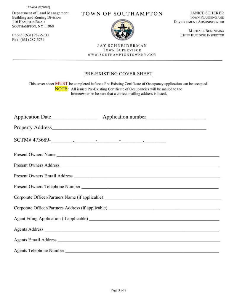Large thumbnail of Form CP-484 (Feb 2020)