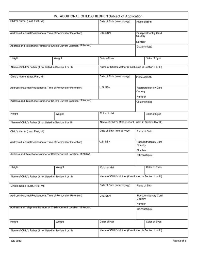 Large thumbnail of Form DS3013 - Nov 2018