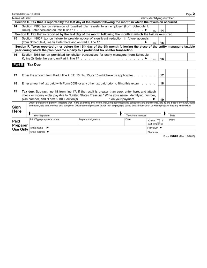 Large thumbnail of Form 5330 - Dec 2013