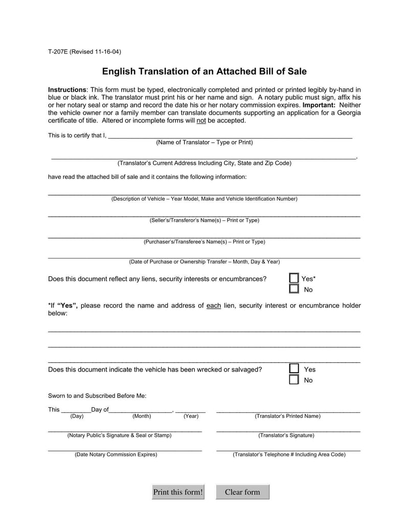 Large thumbnail of Form T-207E