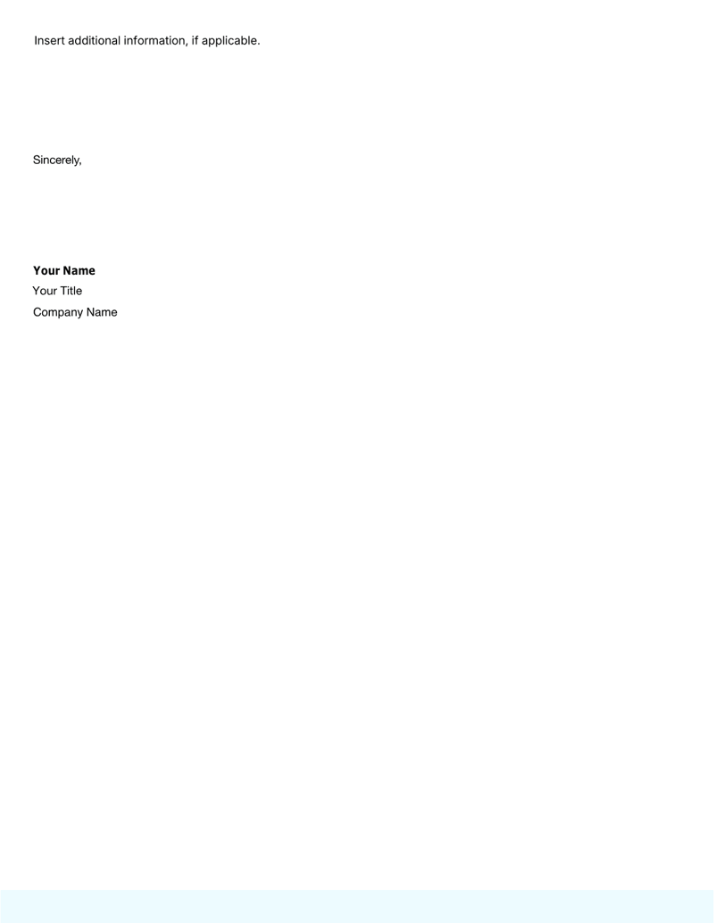 Letter of Recommendation Template for Scholarship from Employer with sections for employer information, scholarship details, introduction, body paragraphs and closing signature