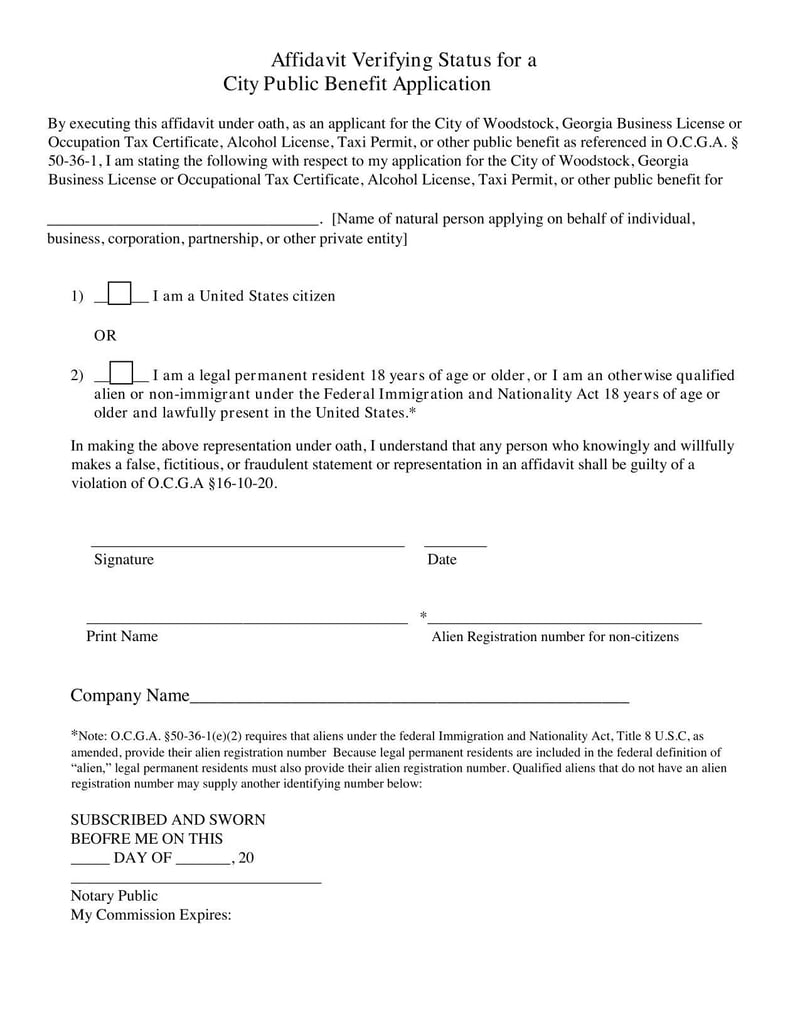 Large thumbnail of Occupational Tax License Application