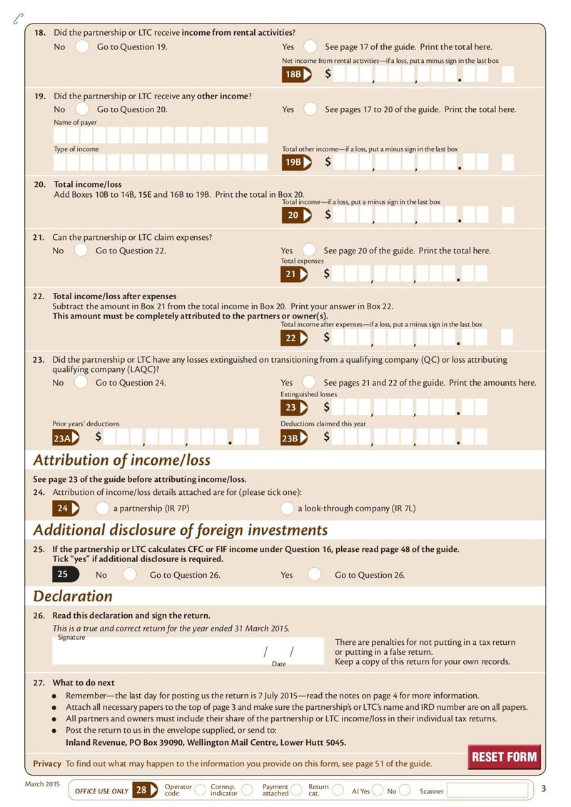 Large thumbnail of Form IR7 - Feb 2015