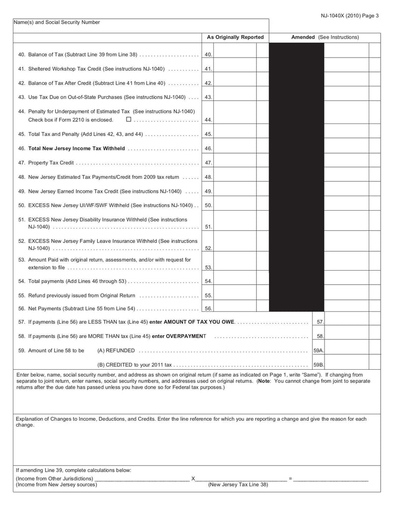 Large thumbnail of Form 1040X - Apr 2013