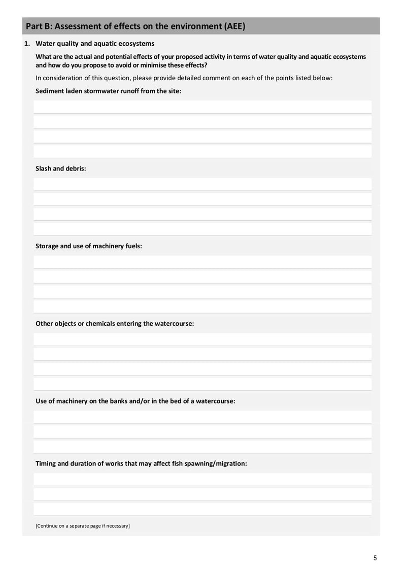 Large thumbnail of Form 6e Land Use Consent Application for Roading Tracking Vegetation Clearance Forest Harvesting Soil Disturbance - Mar 2022