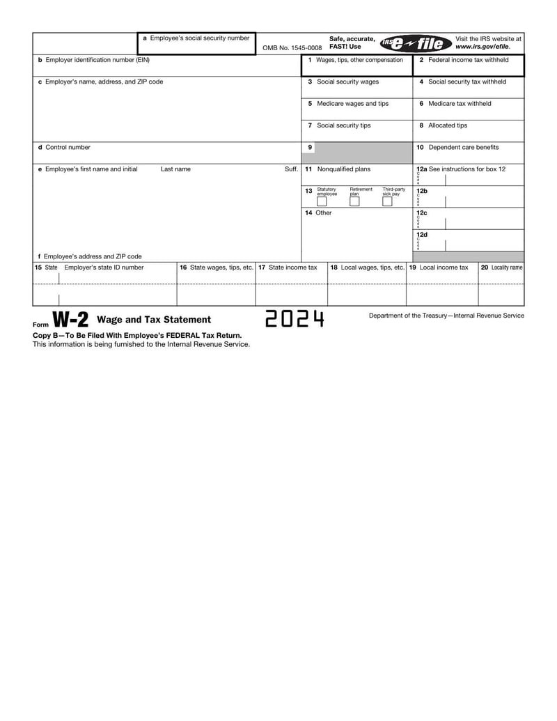 Large thumbnail of Form W-2 - Jan 2024