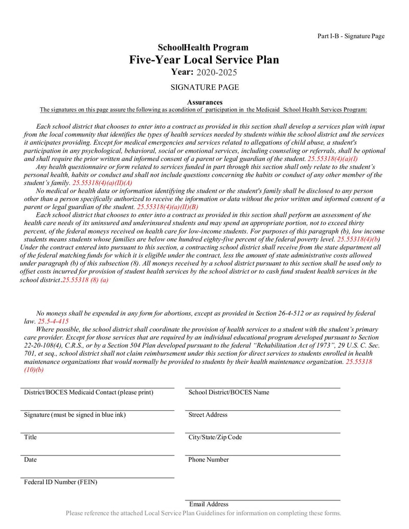Large thumbnail of School Health Services Program Five-Year Local Service Plan - Jan 2020