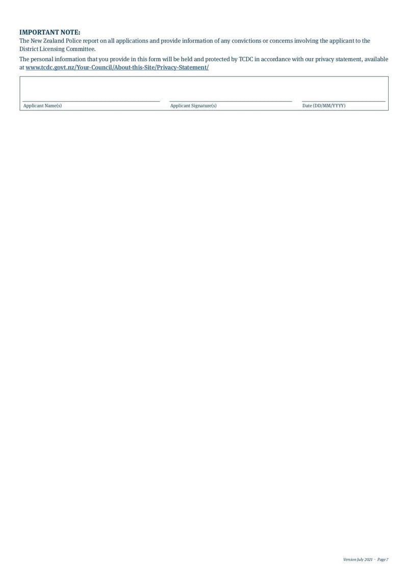 Large thumbnail of New Off Licence Application Form - Jul 2021