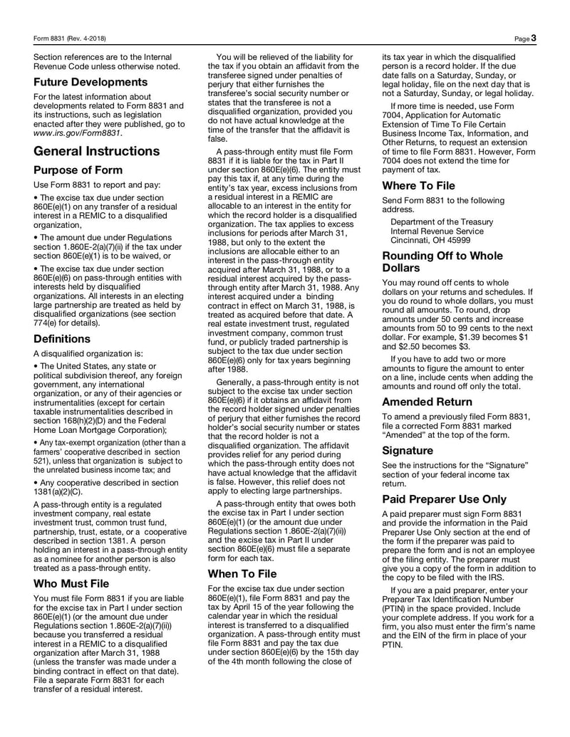 Large thumbnail of Form 8831 - Apr 2018