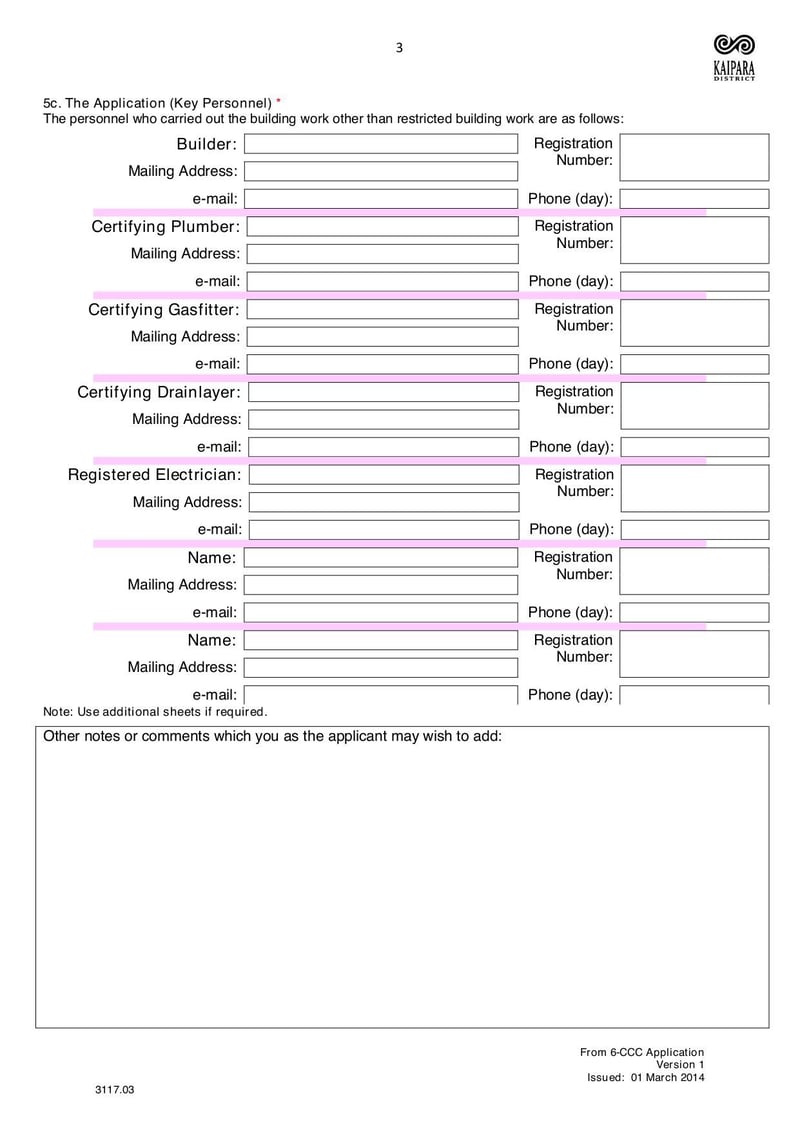 Large thumbnail of T Form 6 CCC Application - Mar 2014