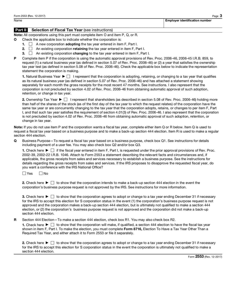 Large thumbnail of Form 2553 - Dec 2017