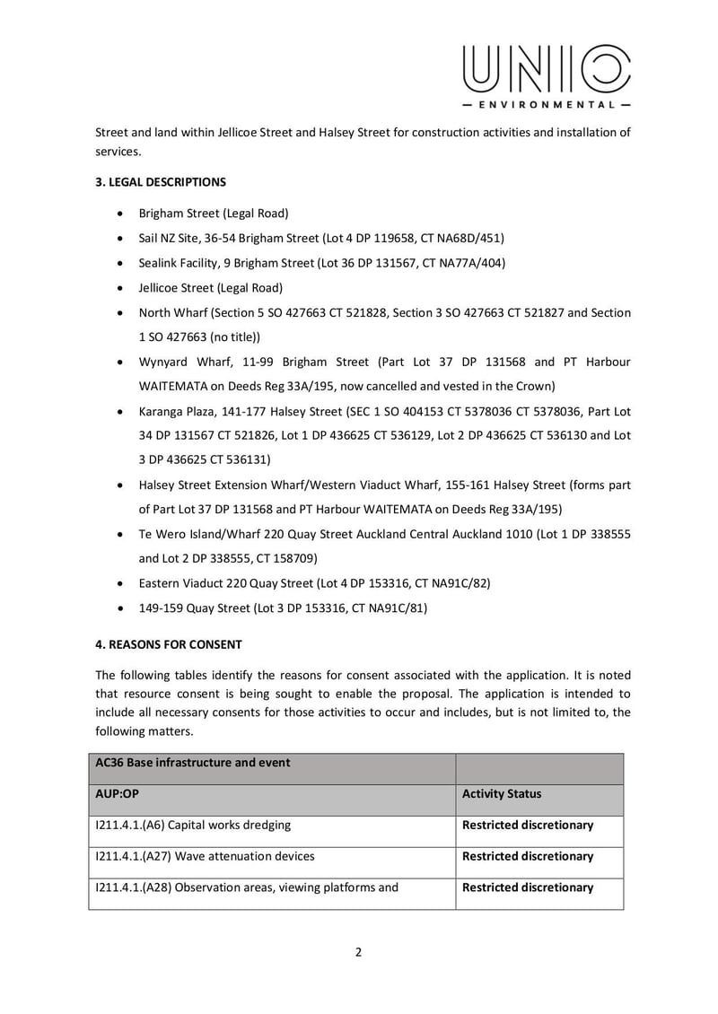 Large thumbnail of Application for Resource Consent Form - Jan 2018