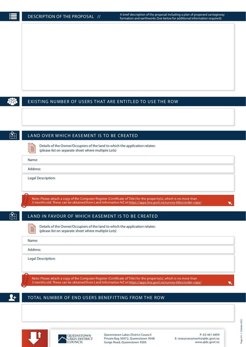 Large thumbnail of Form S348 Application for Right of Way - Oct 2021