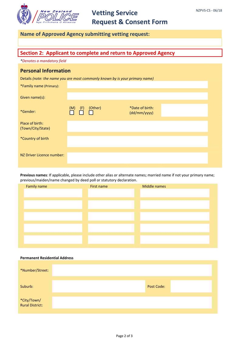 Large thumbnail of Form NZPVS-CS