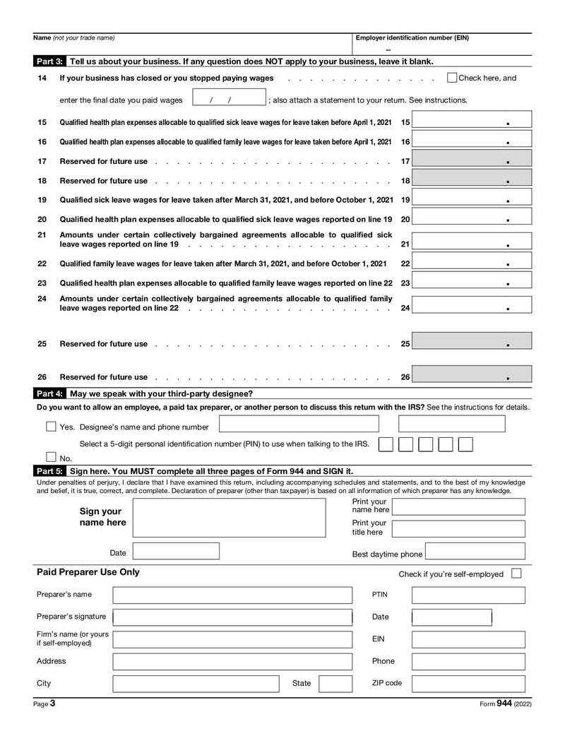 Large thumbnail of Form 944 - Dec 2022