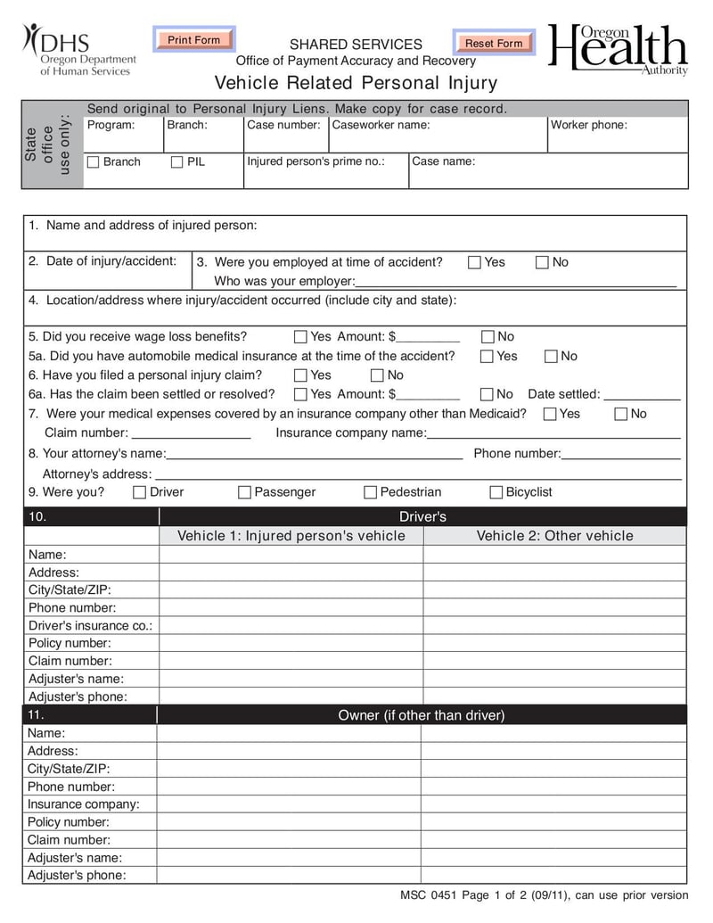 Large thumbnail of Form MSC 0451 - Oct 2011