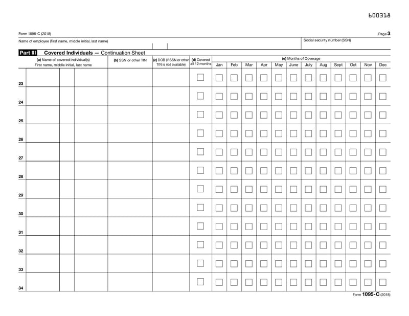 Large thumbnail of Form 1095-C - Jan 2018