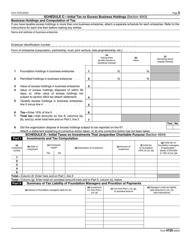 Large thumbnail of Form 4720 - 2024