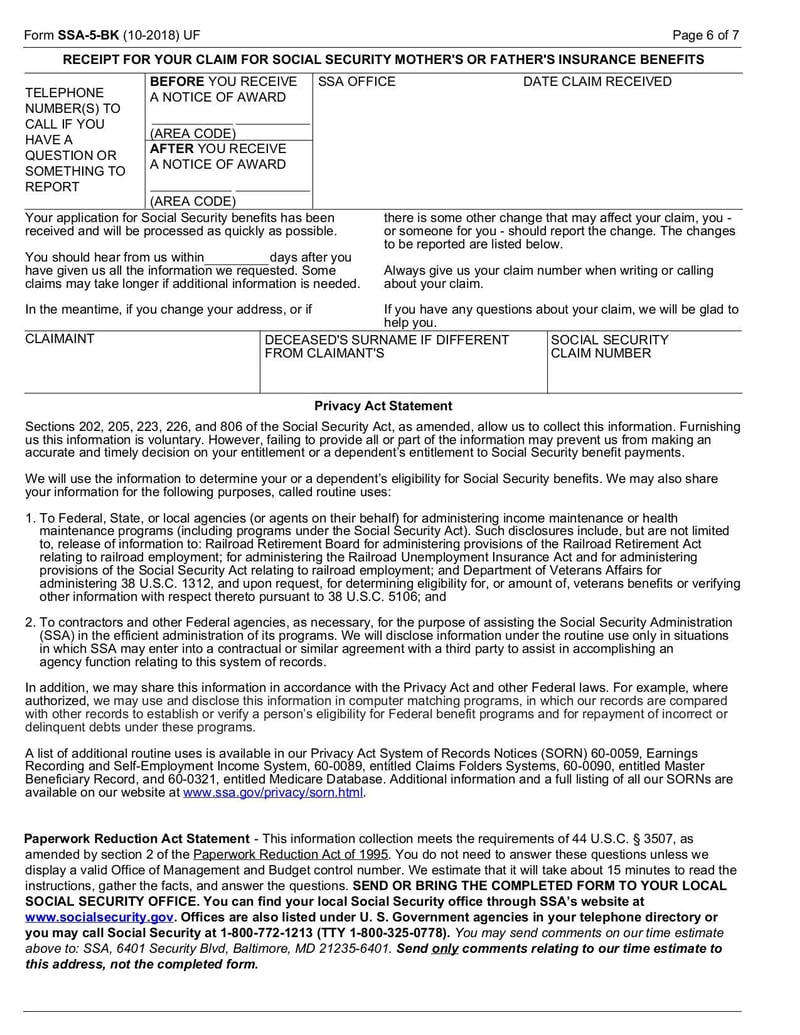 Large thumbnail of Application for a Social Security Card - Oct 2018