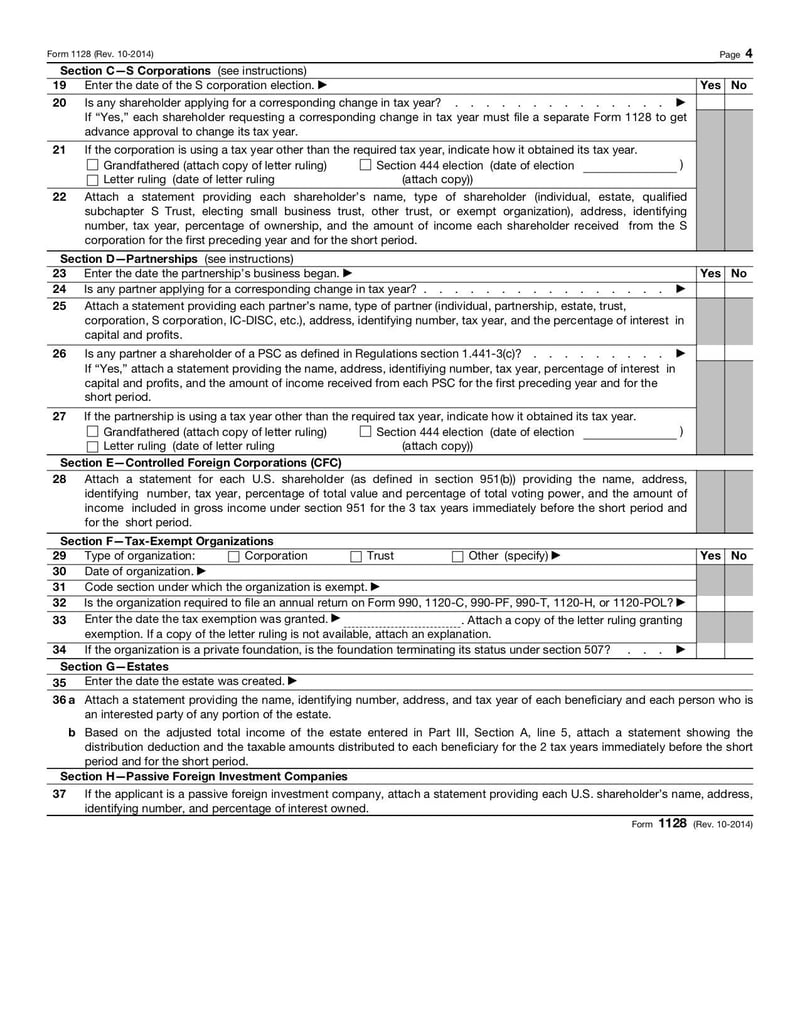 Large thumbnail of Form 1128 - Oct 2014