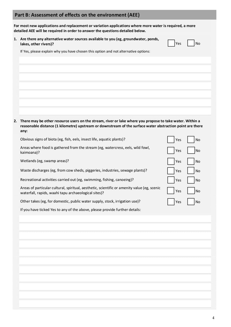 Large thumbnail of Form 2b Water Permit Application to Take Use Surface Water - Mar 2021