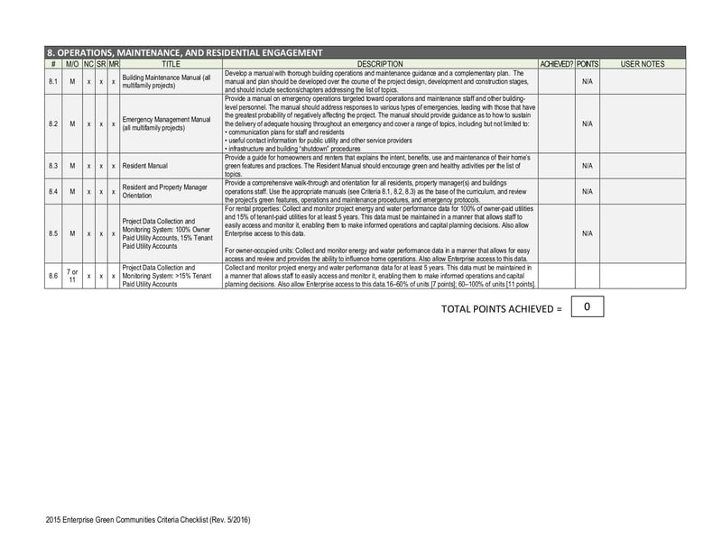 Large thumbnail of Green Communities Certification Form - May 2016