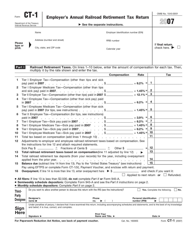 Large thumbnail of Form CT-1 - Jan 2007