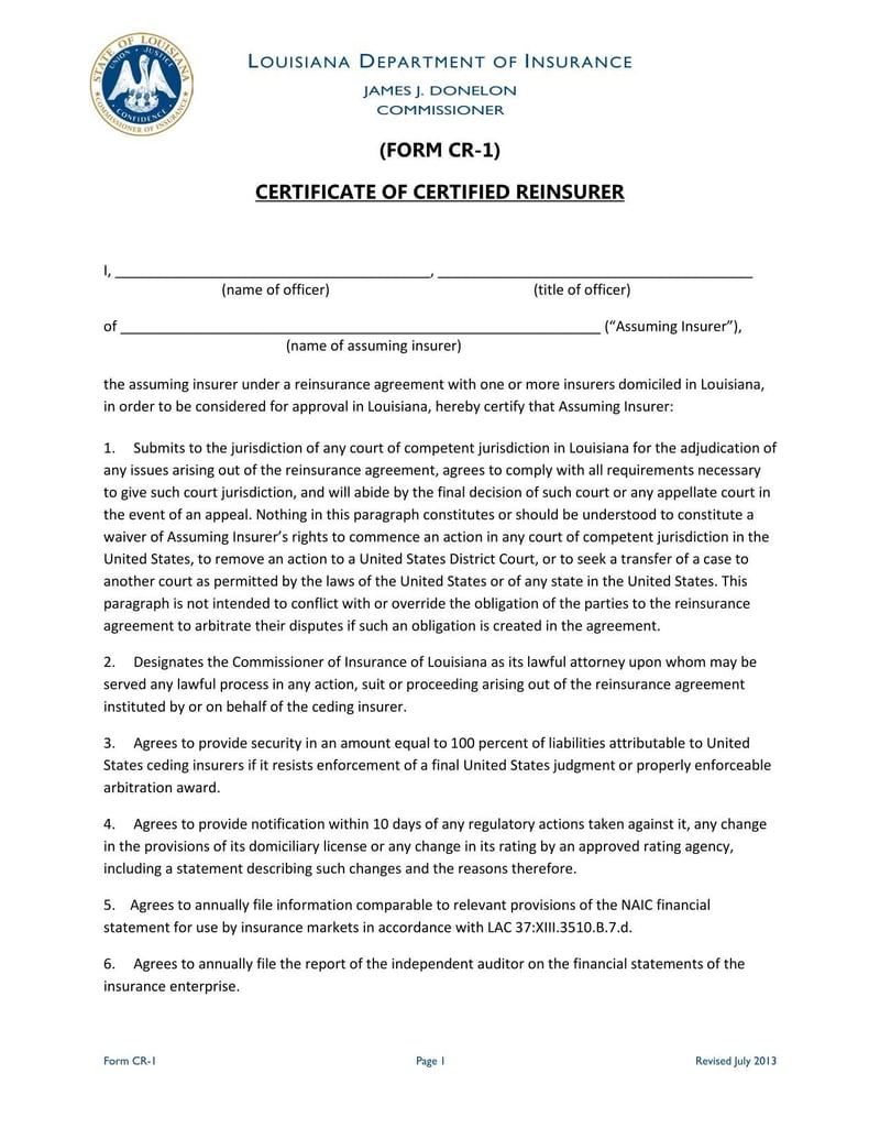 Large thumbnail of Form CR-1