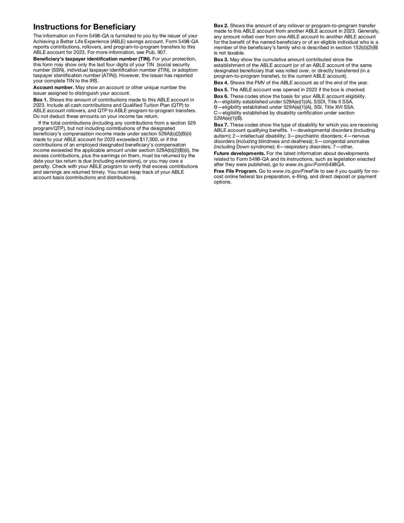 Large thumbnail of Form 5498-QA - Dec 2023