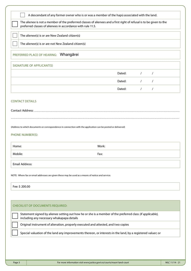 Large thumbnail of MLC Form 25 Confirmation Alienation - Oct 2015