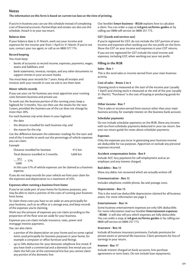 Large thumbnail of Form IR3B - Mar 2021