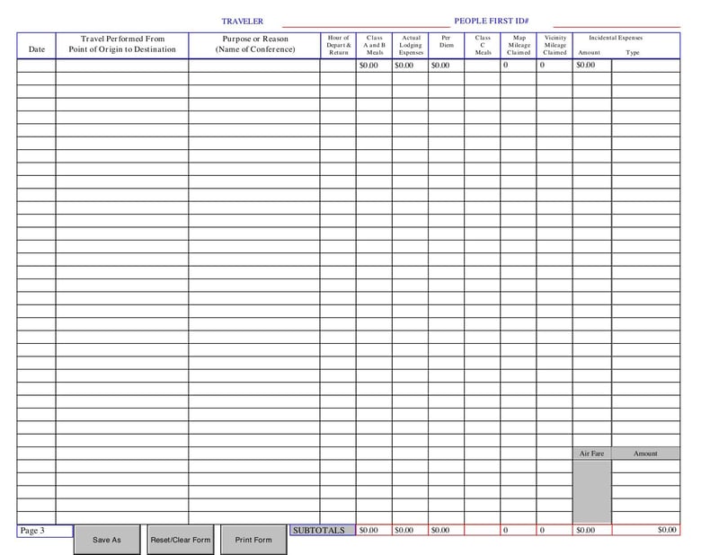 Large thumbnail of Travel Expense Reimbursement Out of State - Dec 2015