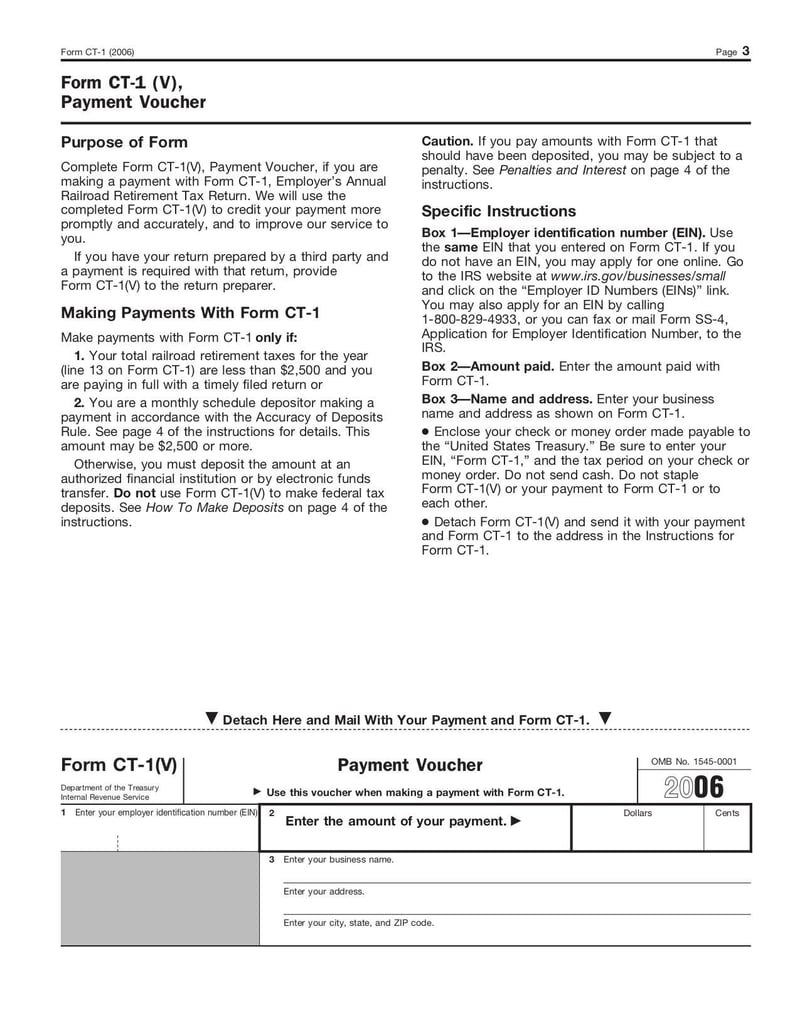 Large thumbnail of Form CT-1 - Jan 2006