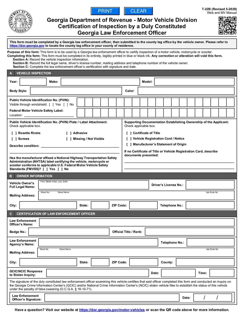 Large thumbnail of Form T-22B - May 2020