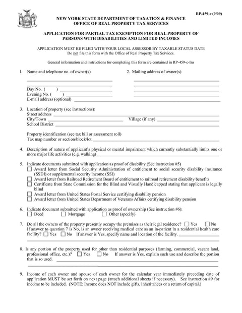 Form RP-459-C - Apr 2012 - page 14