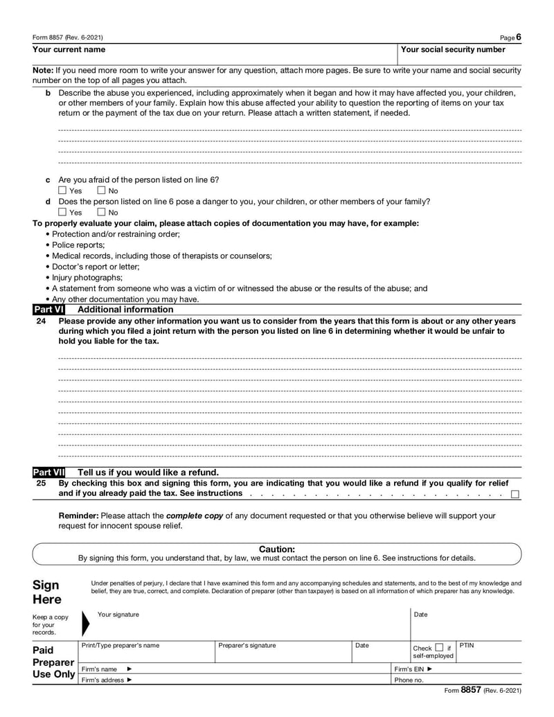Large thumbnail of Form 8857 - Jun 2021