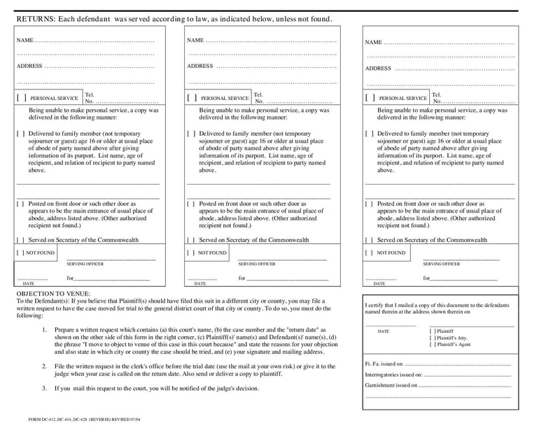 Large thumbnail of Form DC-412 - Dec 2018