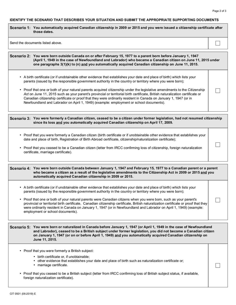 Large thumbnail of Form CIT 0501E - Apr 2019