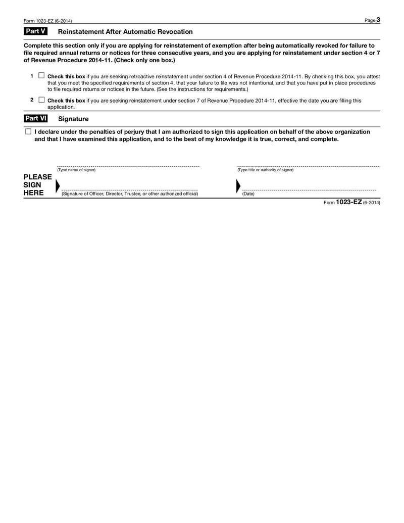 form 1023-ez | fill and sign online with lumin